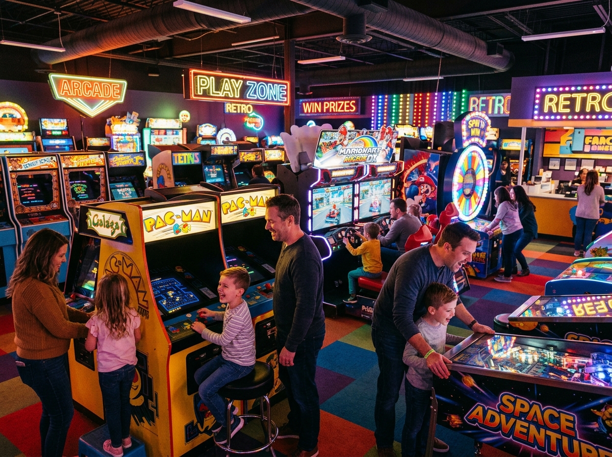 Arcade games and family entertainment